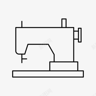 缝纫机电子产品业余爱好图标