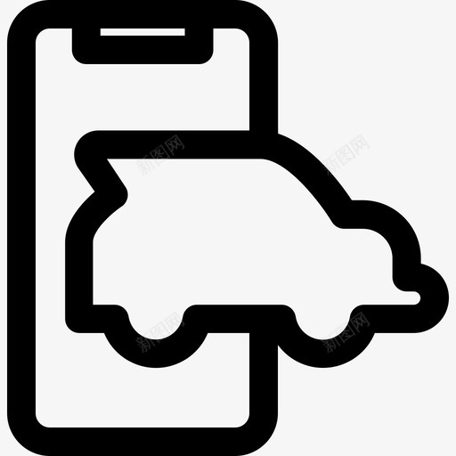 移动电话汽车遥控器svg_新图网 https://ixintu.com 移动电话 汽车 遥控器 智能 手机