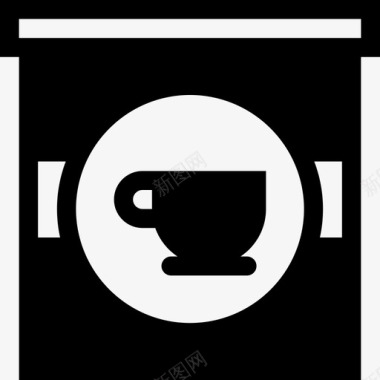 咖啡罐杯子饮料图标
