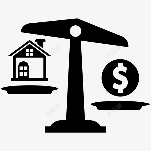 住房贷款投资抵押svg_新图网 https://ixintu.com 住房贷款 投资 抵押 价格 房地产