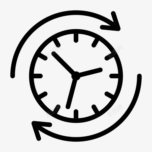 24小时一天时间表svg_新图网 https://ixintu.com 小时 一天 时间表 服务支持 交付