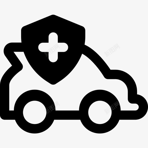汽车保险意外事故保护svg_新图网 https://ixintu.com 汽车保险 意外事故 保护 车辆