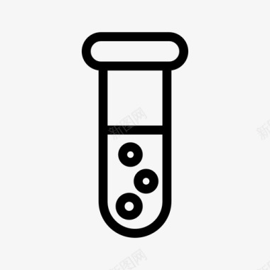 烧瓶实验液体图标