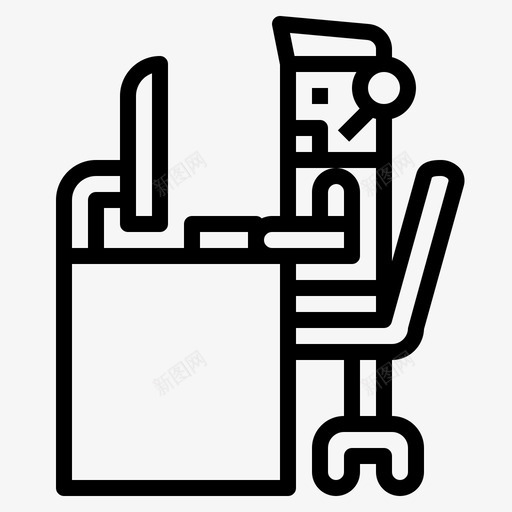 呼叫中心人服务svg_新图网 https://ixintu.com 呼叫中心 服务