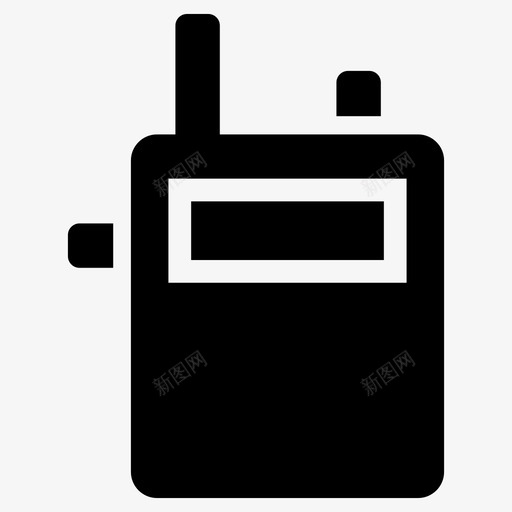 对讲机通话通讯svg_新图网 https://ixintu.com 对讲机 通话 通讯 电话 收音机 复古