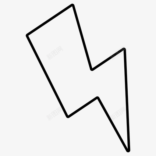 闪光闪电摄影速度svg_新图网 https://ixintu.com 闪光 摄影 闪电 速度 影线 图标