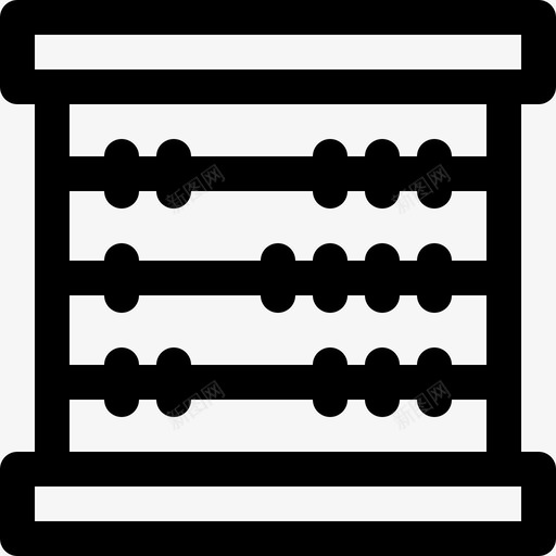 算盘数数数学svg_新图网 https://ixintu.com 算盘 数数 数学 教育 学校 大纲