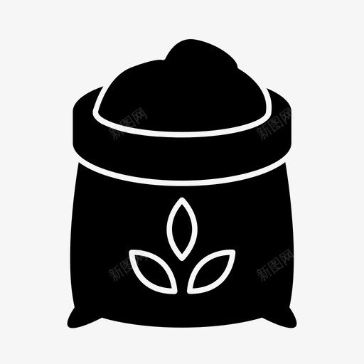 大米吃农业svg_新图网 https://ixintu.com 农业 花园 大米 园艺