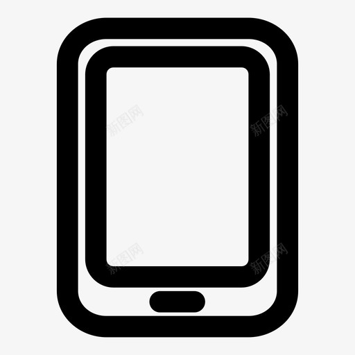 ipad手机屏幕svg_新图网 https://ixintu.com 手机 屏幕 平板电脑 技术管理 粗体