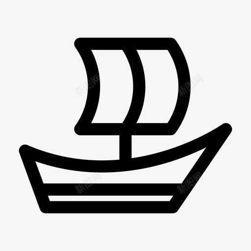 帆船大海轮船svg_新图网 https://ixintu.com 帆船 大海 轮船 度假