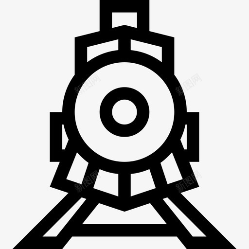 旧火车铁路运输svg_新图网 https://ixintu.com 火车 铁路运输 运输 小火