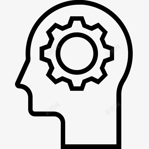 设置大脑装备svg_新图网 https://ixintu.com 设置 大脑 装备 选项 偏好 人工智能