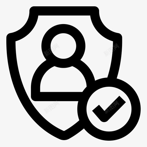 个人隐私帐户保护svg_新图网 https://ixintu.com 个人 隐私 安全 帐户 保护 屏蔽 基本