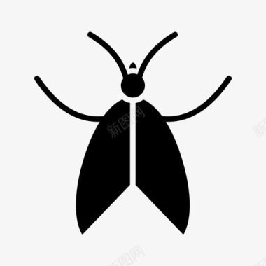 蛾动物昆虫学图标