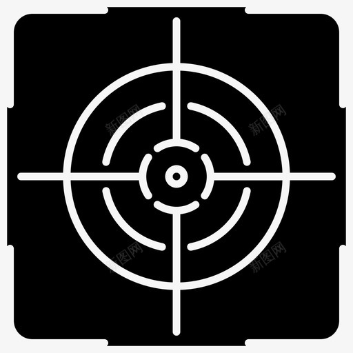 聚焦精确瞄准svg_新图网 https://ixintu.com 聚焦 精确 瞄准 十字 准线 潜望镜 目标