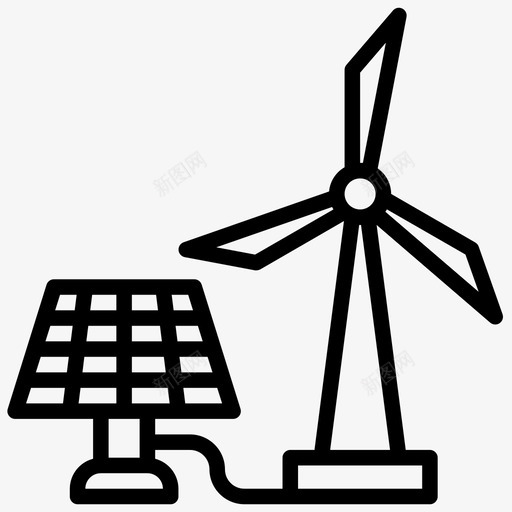 风力发电太阳能电池板生态第二卷svg_新图网 https://ixintu.com 风力 发电 太阳能 电池板 生态 第二