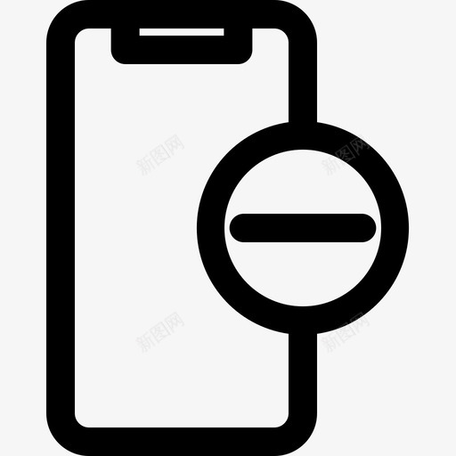 移动电话删除智能手机svg_新图网 https://ixintu.com 移动电话 删除 智能 手机
