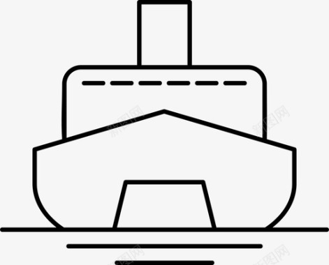 船游轮航行图标