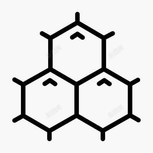 有机化学科学结构svg_新图网 https://ixintu.com 有机化学 科学 结构