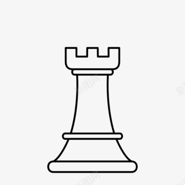 白车城堡象棋图标