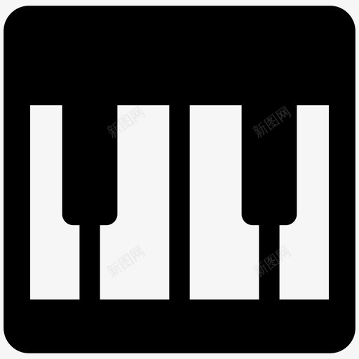 钢琴键盘音乐乐器svg_新图网 https://ixintu.com 钢琴 键盘 音乐 乐器 合成器