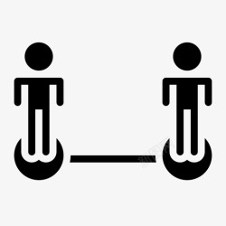 离人距离人社会距离高清图片