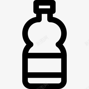 饮料瓶新鲜水图标