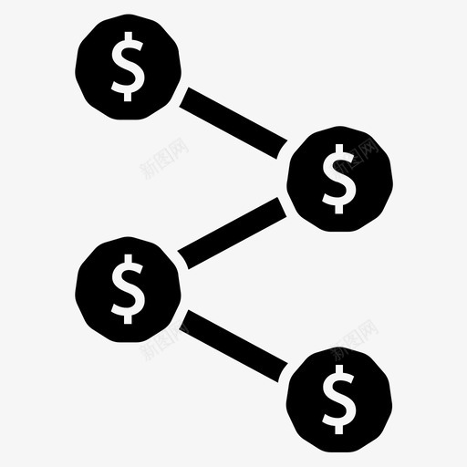 银行硬币投资svg_新图网 https://ixintu.com 银行 硬币 投资 网络 商业 办公