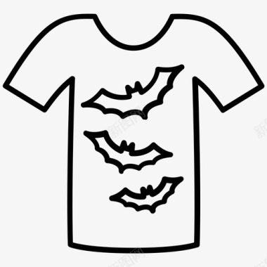 蝙蝠衫蝙蝠侠t恤图标