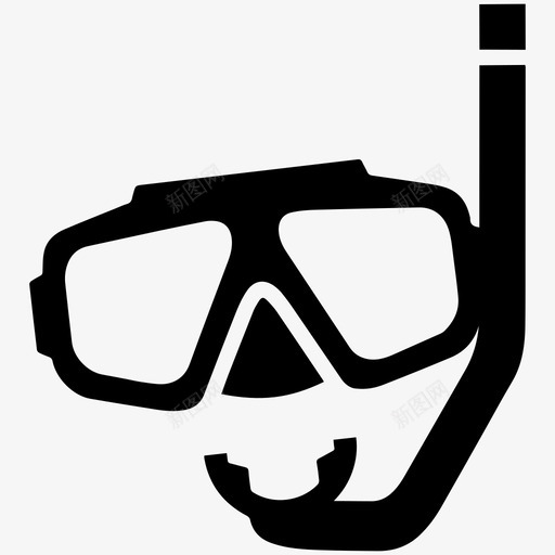 口罩和通气管潜水开放水域svg_新图网 https://ixintu.com 通气 气管 口罩 潜水 开放 水域 设备 技巧