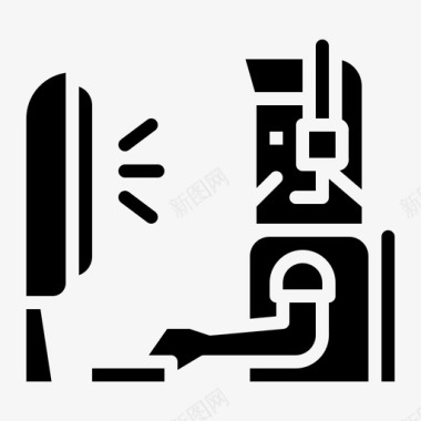 呼叫中心人服务图标