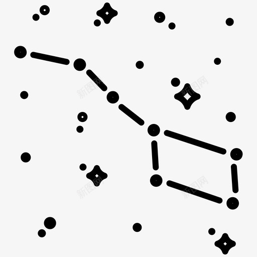 星座天文学太空svg_新图网 https://ixintu.com 星座 天文学 太空 恒星 宇宙