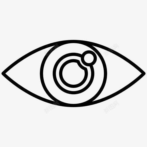 眼球解剖学视力svg_新图网 https://ixintu.com 眼球 解剖学 视力 健康