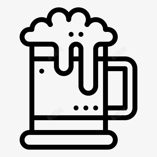 啤酒节日德国svg_新图网 https://ixintu.com 啤酒节 啤酒 节日 德国 玻璃杯