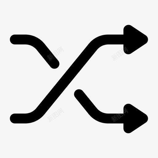 随机播放媒体播放器多媒体svg_新图网 https://ixintu.com 随机 播放 媒体播放器 多媒体 音乐