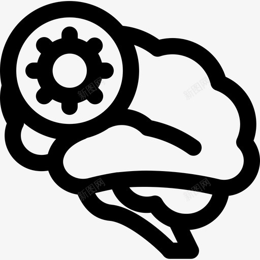 人类心态大脑配置svg_新图网 https://ixintu.com 人类 心态 大脑 配置 装备 设置 思考湖 线人