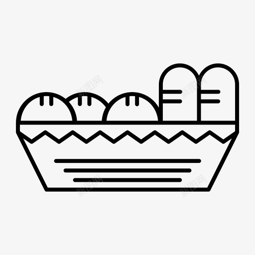 面包篮蛋糕手推车svg_新图网 https://ixintu.com 面包 蛋糕 手推车 食物 烹饪 工具