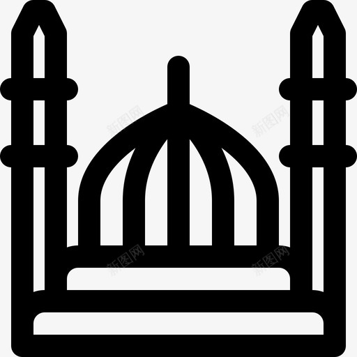 先知清真寺阿拉伯伊斯兰svg_新图网 https://ixintu.com 先知 清真寺 阿拉伯 伊斯兰 纳巴维 沙特阿拉伯