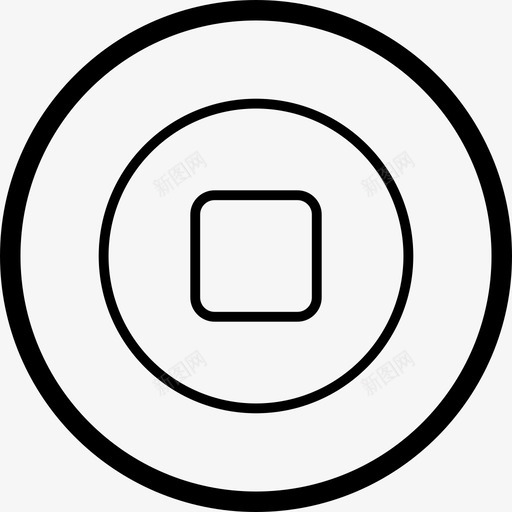 停止音频多媒体svg_新图网 https://ixintu.com 停止 音频 多媒体 音乐 视频 基本 用户界面