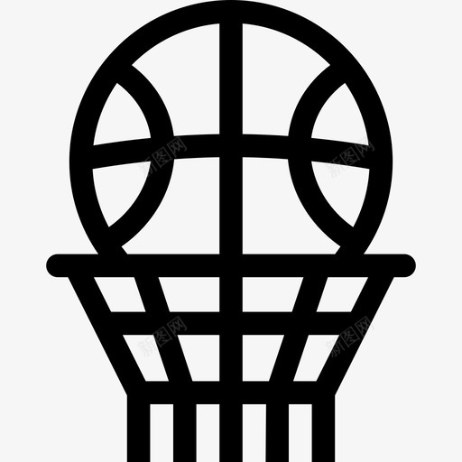 篮球和网游戏运动svg_新图网 https://ixintu.com 篮球 网篮 网游 游戏 运动