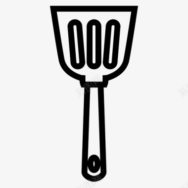 抹刀烹饪烹饪勺图标