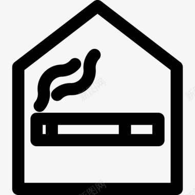 酒店服务区域香烟图标