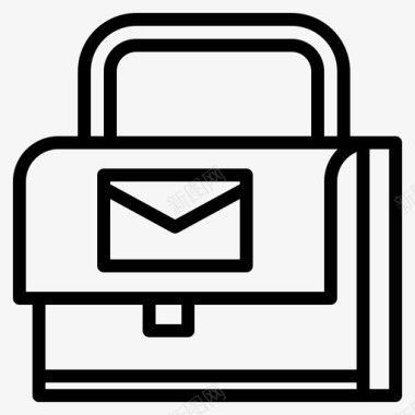 包递送邮件图标
