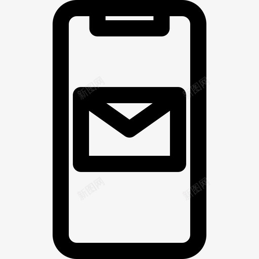 移动电话信封信息svg_新图网 https://ixintu.com 移动电话 信封 信息 智能 手机