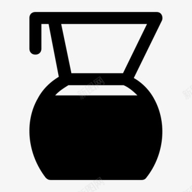 咖啡壶火锅茶具图标