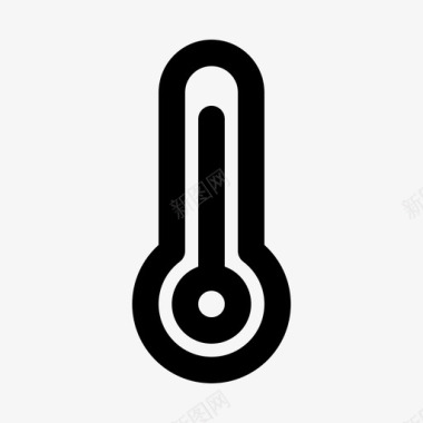 温度计预报高温图标