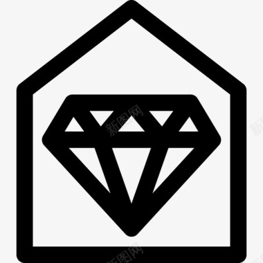 钻石屋宝石珠宝图标