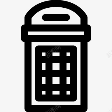 电话亭盒子英国图标
