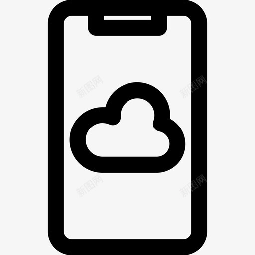 智能手机云设备svg_新图网 https://ixintu.com 智能 手机 设备 移动存储