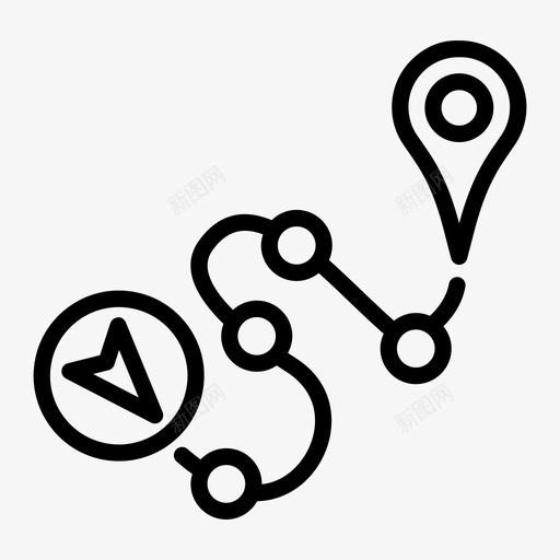 定向运动方向地图svg_新图网 https://ixintu.com 定向 运动 方向 地图 追踪 露营